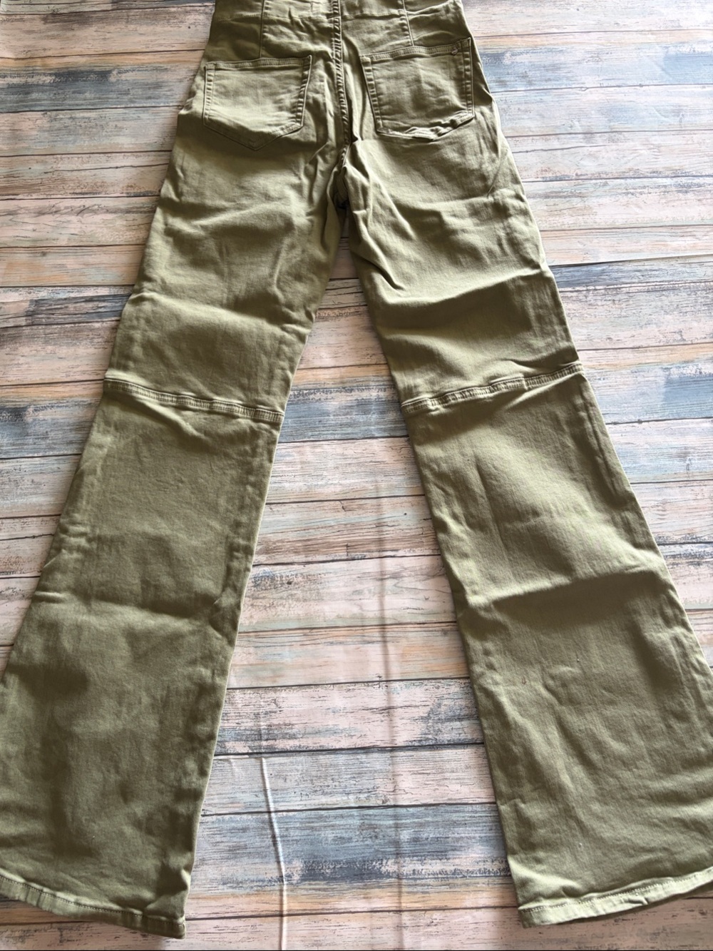 Mica High-Rise Olive Wide-Leg Jeans - Picture 6 of 6